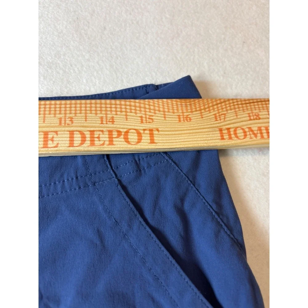 Columbia PFG Fishing Shorts Womens 10 Navy Blue Excellent Quick Dry Outdoor
